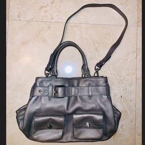 Cole Haan Silver Leather Purse